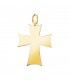 Croix en or 18 carats, symbole allemand de l'Ordre teutonique. Dimensions : 26,5 x 20 mm