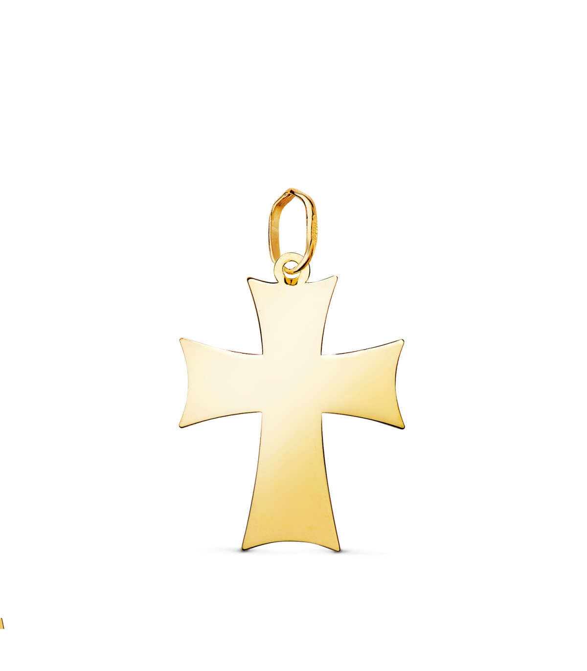 Croix pattée en or 18 carats, symbole allemand de l'Ordre teutonique. Dimensions : 21 x 15 mm
