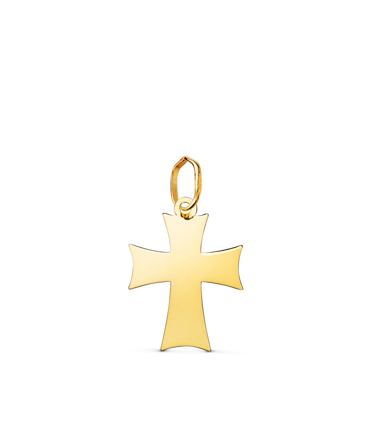 Croix pattée en or 18 carats, symbole allemand de l'Ordre teutonique. Dimensions : 17,5 x 12,5 mm
