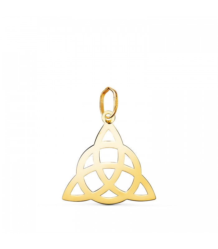 Pendentif Triquetra nœud de la Trinité Or 18K