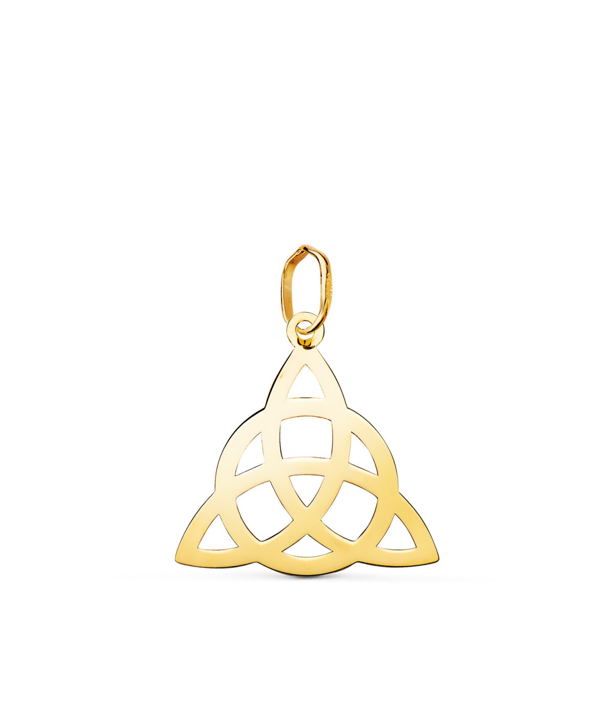 Pendentif Triquetra nœud de la Trinité Or 18K