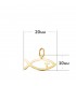 Símbolo del pez cristiano «Ichthys» 20 mm en oro amarillo de 18 kilates | Regalo bautizo, comunión o confirmación