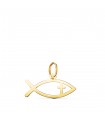 Colgante pez cristiano en oro 18 Kt 20mm