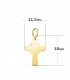 Pendentif croix celtique, 18 mm – or 750 brillant | Croix en or