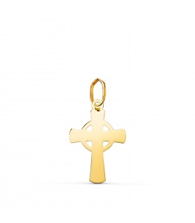 Pendentif croix celtique, 18 mm – or 750 brillant | Croix en or