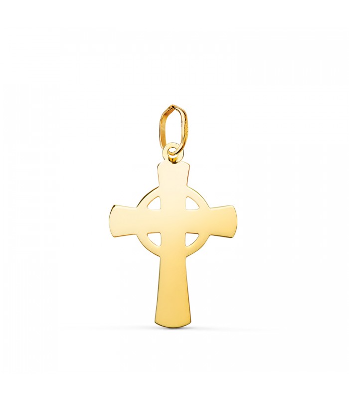Pendentif croix celtique, 22 mm – or 750 brillant | Croix en or