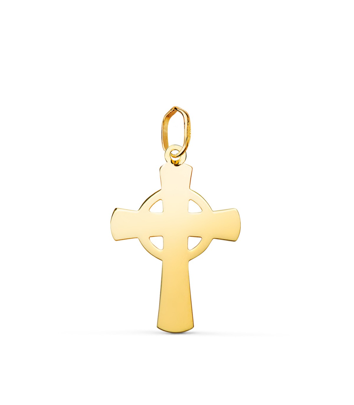 Colgante Cruz Celta oro amarillo 18 Kilates 22 mm | Cruces de oro para hombre y mujer