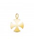 Croix chrétienne pattée, des templiers, or jaune 750 , 18 mm | Bijouterie en ligne.