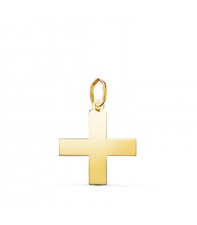 Griechisches Kreuz Anhänger 18 mm 750er | Religiöser Schmuck und christliches Kreuz