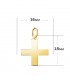 Griechisches Kreuz Anhänger 18 mm 750er | Religiöser Schmuck und christliches Kreuz