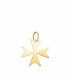 Croix à huit pointes, or jaune 750 16 mm | Croix de Malte (Saint-Jean)