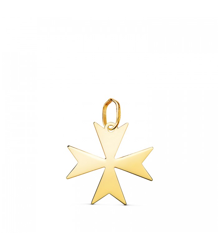 Malteserkreuz Gelbgold 18K 16mm
