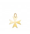 Cruz de Malta oro amarillo 18K 16mm
