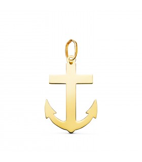 Anhänger mit Kreuz und Anker, ca. 22 mm | christlicher Schmuck und Kreuze