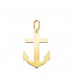Ciondolo Croce ancora oro 750, 22mm