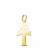 Colgante Cruz de Caravaca en oro amarillo 18K 22 mm, tipo de cruz patriarcal | Crucifijos y cruces