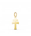 Kreuz Anhänger 18 Kt 18mm | Patriarchenkreuz 22496-18
