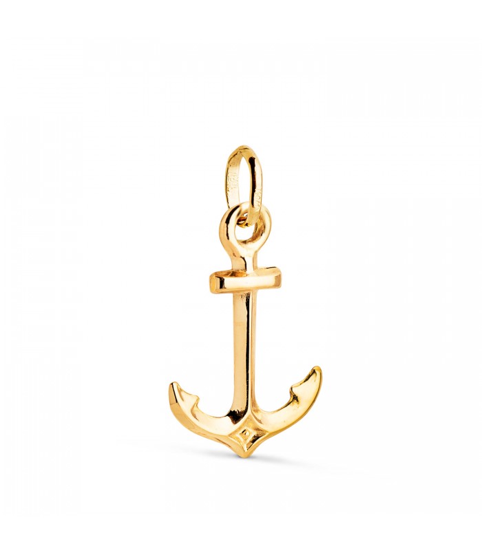 Anker Anhänger aus 750er Gelbgold, 20 mm, für Herren und Damen