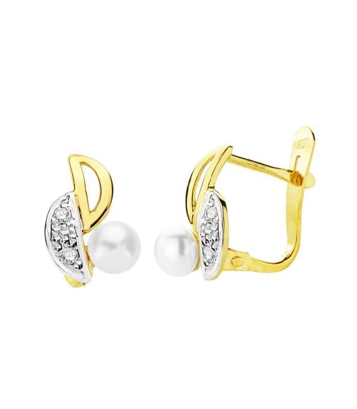 Pendientes oro BI Petra