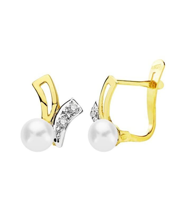 Pendientes oro BI Plácida