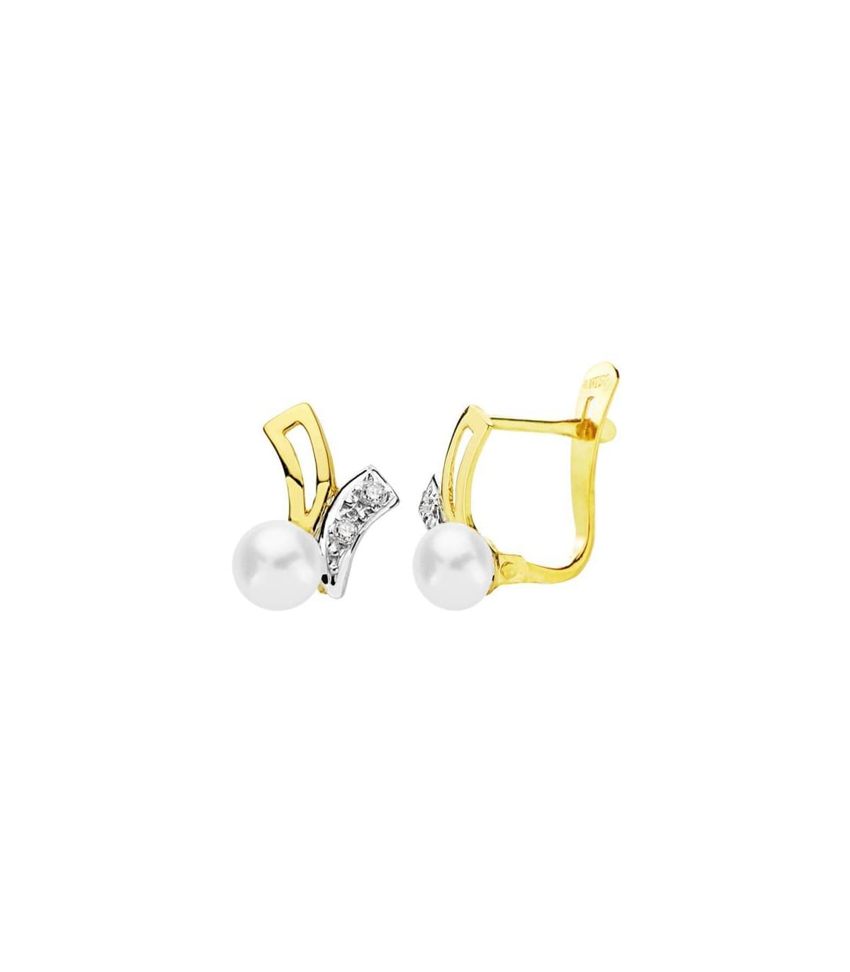 Pendientes oro BI Plácida