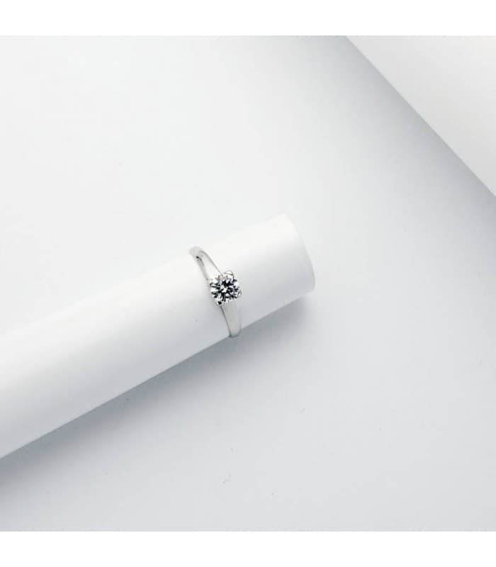 Solitaire blanc Adaggio 18 Carats