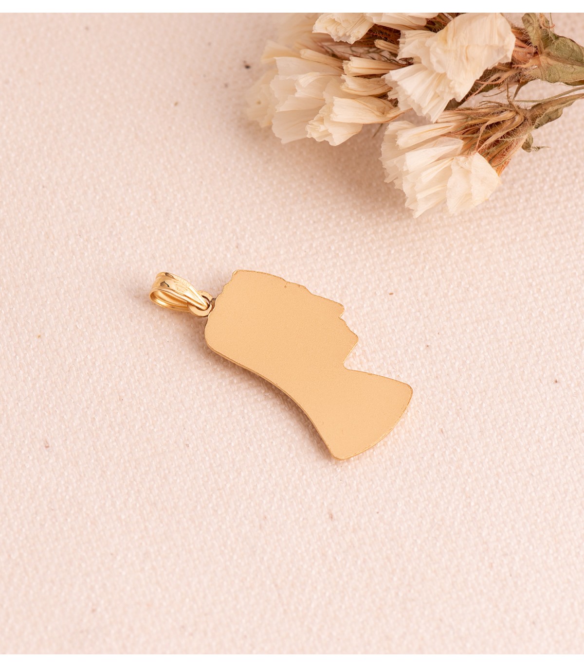 Medaille Jungfrau von Montserrat 18K Gold P3000-327