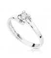 Solitaire blanc Salonia 18 Carats
