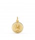 Médaille de l'Immaculée Conception 14 mm Or 750, bord poli | Médaille catholique
