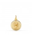 Anhänger Hl. Maria Immaculata 14mm 750 Gold