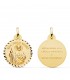 St Judas-Thaddäus Medaille 750 Gold Anhänger P8080-920
