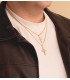 Chaîne en or jaune 750/1000 avec maille Forçat 2 mm 18 K 60 cm - Bijoux en ligne