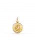 Hl Antonius Medaille Anhänger 750er Gold 12 mm | Religiöse Anhänger online kaufen