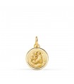 Hl Antonius Medaille Anhänger 750er Gold - P8099-112
