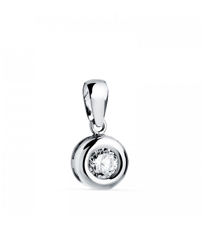Diamant-Anhänger aus 750 Weißgold | Halskette Delicia 0.325 ct – eleganter Schmuck für Damen