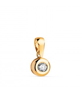 Diamant-Anhänger aus 750 Gelbgold | Kette Delicia 0,150 ct – eleganter Schmuck für Damen