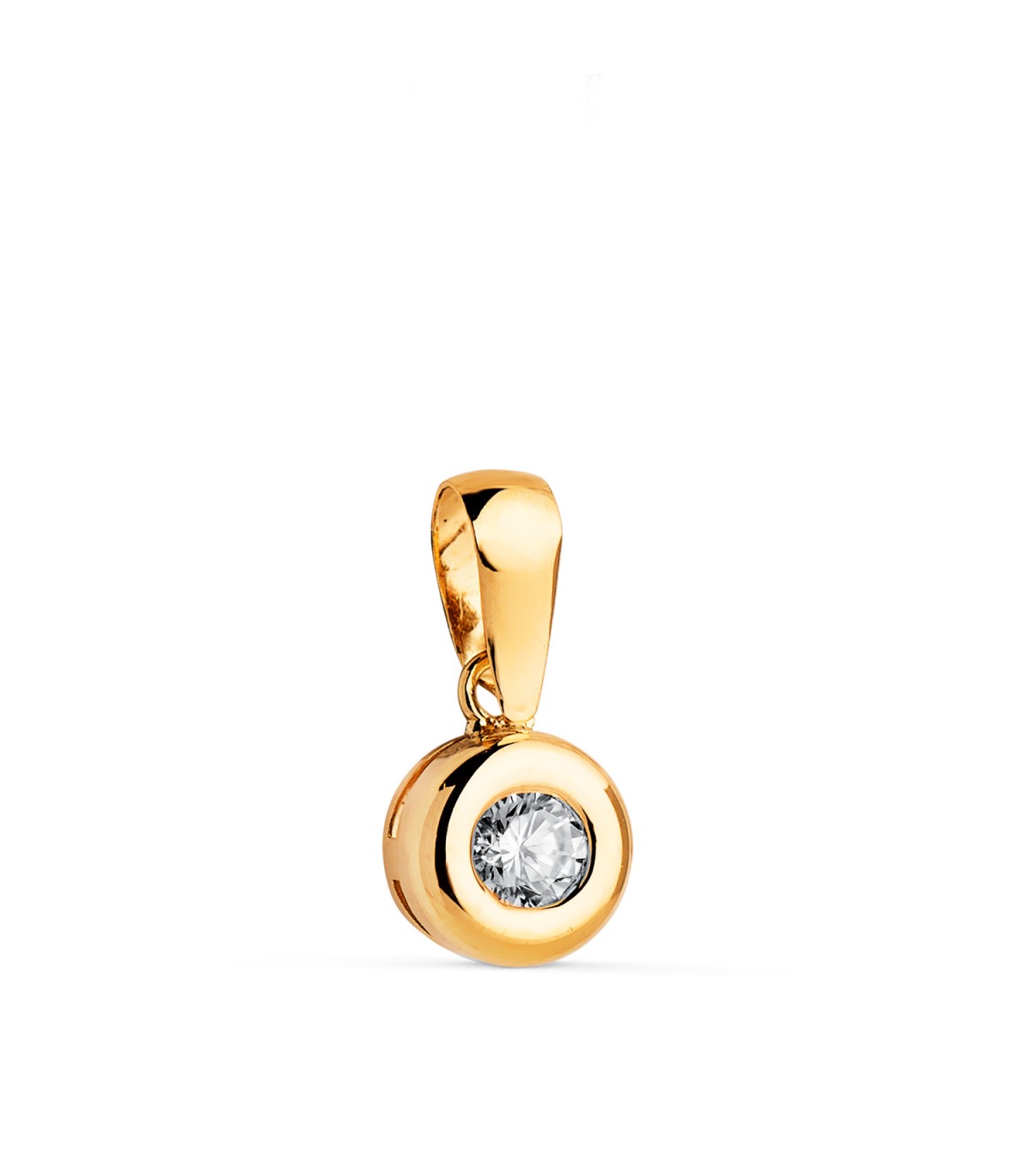 Diamant-Anhänger aus 750 Gelbgold | Kette Delicia 0,150 ct – eleganter Schmuck für Damen