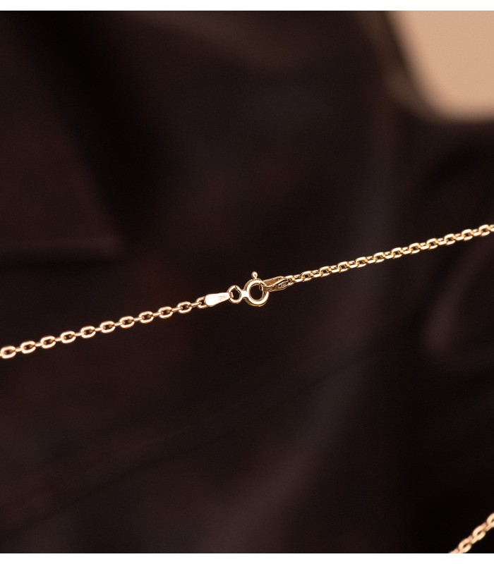 Chaîne en or jaune 750/1000 avec maille Forçat 2 mm 18 K 60 cm - Bijoux en ligne