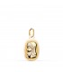 Pendentif Vierge Carrée 18 K