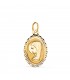 Anhänger oval 750er Gelbgold Jungfrau Maria 16500