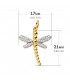 Ciondolo Dragon-Fly oro giallo 18 carati