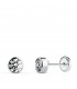 Pendientes Bebé Noly Oro Blanco 18 K 5 MM, dormilonas y piercings de oreja