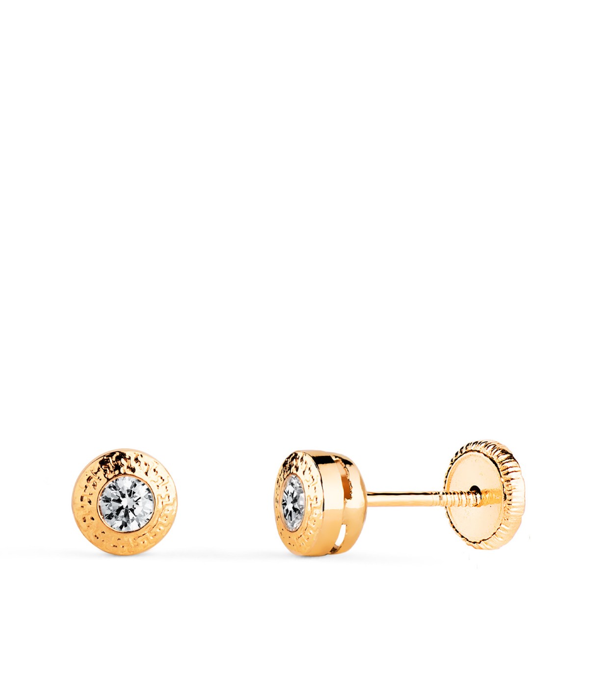Pendientes Bebé de Chatón Greca 5 MM, joyas para niñas