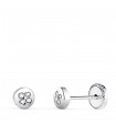 Pendientes oro blanco Elma 18 Ktes