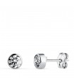 Pendientes Noly 5mm Oro blanco 18K