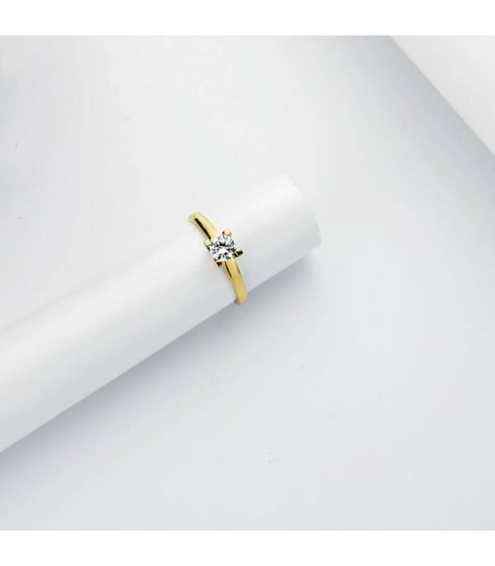Solitaire  Georgina Or Jaune 18K