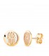 Pendientes oro amarillo 18k mano de fátima