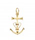 Camargue-Kreuz aus 18 Karat Gelbgold, 32 mm – Religiöses Symbol Frankreichs