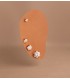 Clous d'oreilles pour Enfants Marguerite Zircon Or Jaune 18 K 4 MM