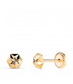 Pendientes oro amarillo Evita 5 mm 18 Ktes